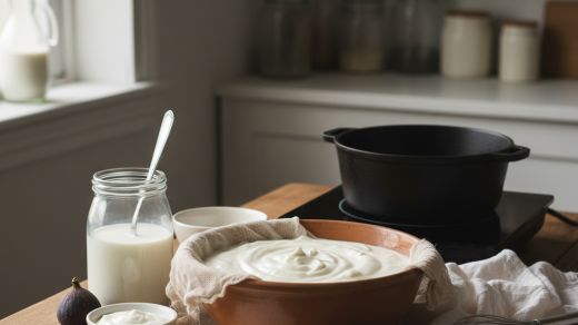 Yaourt au lait de chèvre sans yaourtière : mode d'emploi