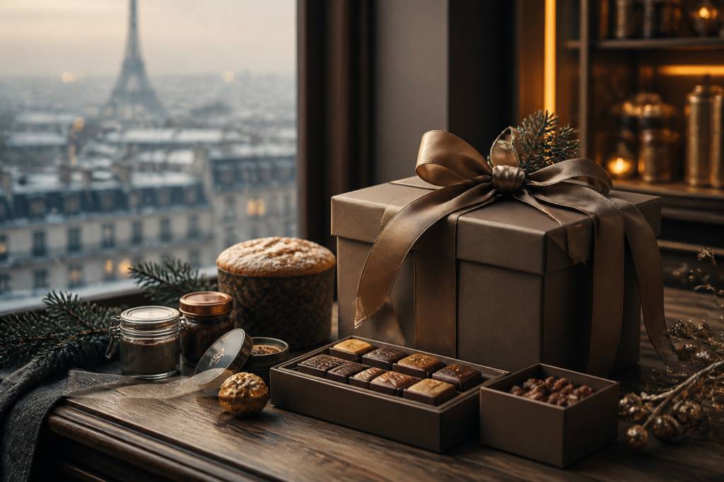 Cadeau client noël : idées gourmandes et élégantes à offrir à Paris